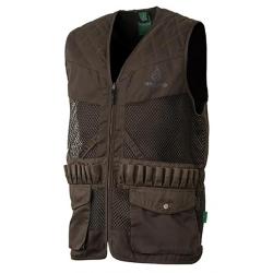 Gilet Treeland marron d&eacute;perlant 20 cartouchi&egrave;res