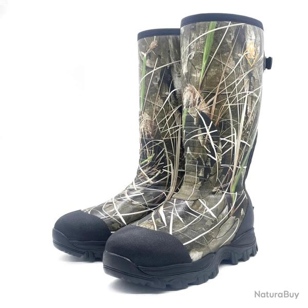 Bottes camo roseaux soufflet caoutchouc Thinsulate 800g EVA