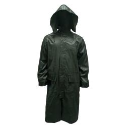 Manteau pluie &eacute;tanche Treeland vert 100 polyester PVC