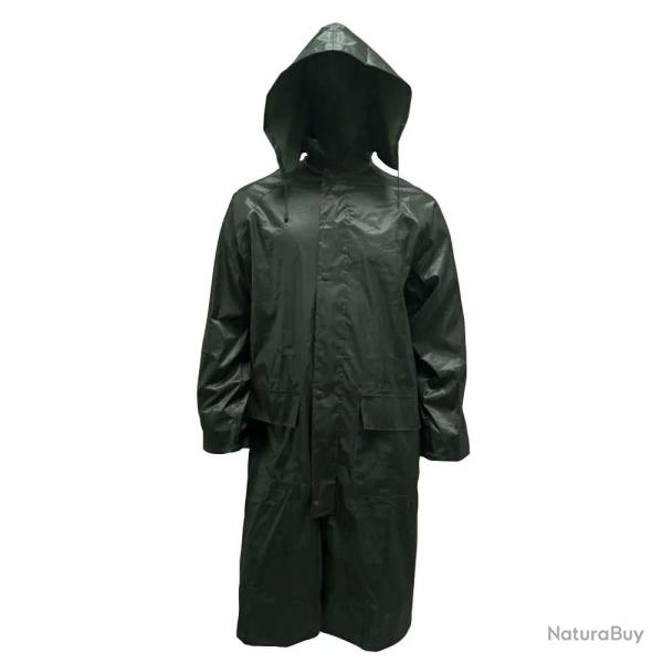 Manteau pluie �tanche Treeland vert 100 polyester PVC