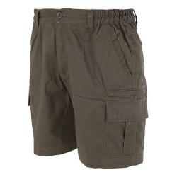 Short Valley kaki polyester coton 4 poches cargo multi usage