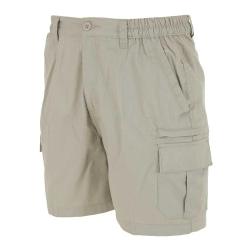 Short Valley beige 65 polyester 35 coton cargo multi poches