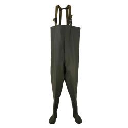 Waders PVC haute r&eacute;sistance soudure qualit&eacute; poche int&eacute;rieure 45