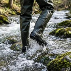 Waders PVC haute r&eacute;sistance soudure qualit&eacute; poche int&eacute;rieure 45