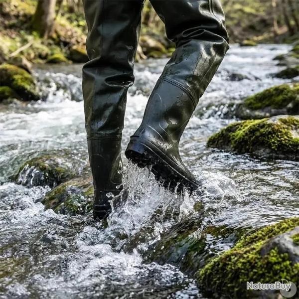 Waders PVC haute r�sistance soudure qualit� poche int�rieure 45
