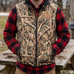 Gilet camo Roseaux Gabion Unlimited 4 poches