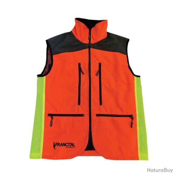 Gilet de traque Francital Atalante 7 Poches Zippes ISO NF