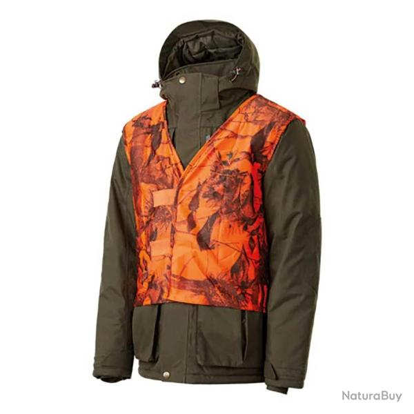 Veste STAGUNT Northgame capuche amovible gilet fluo