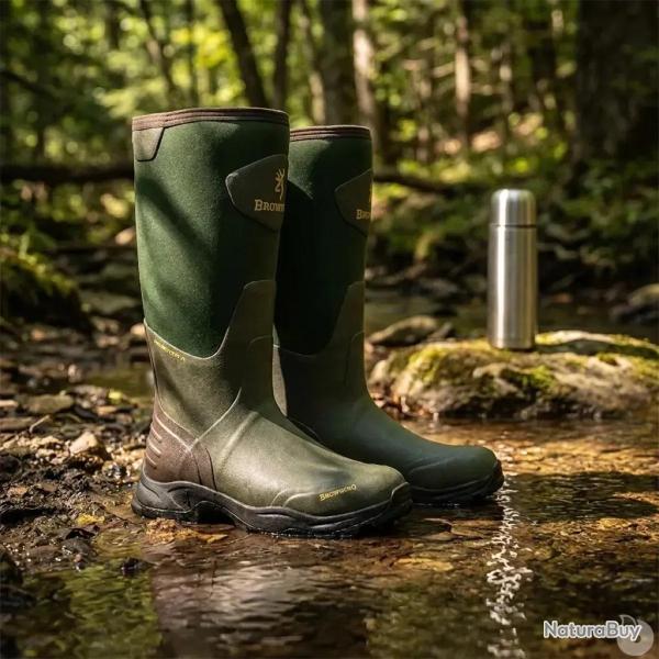 Bottes Browning Invector II �tanches vertes 40 � 47