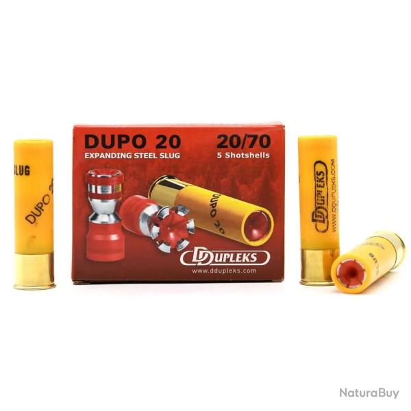 Bo�te de 5 cartouche Ddupleks� sans plomb Cal. 20/70