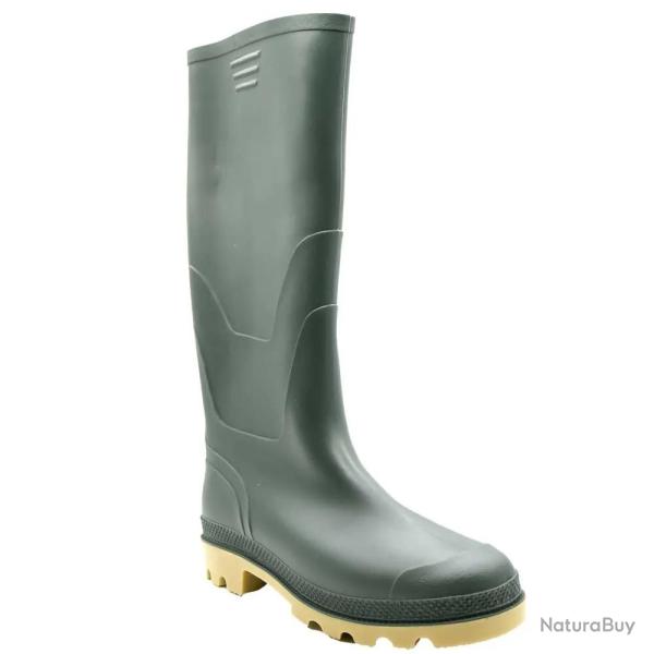 Bottes PVC vertes en plastique du 41 au 46