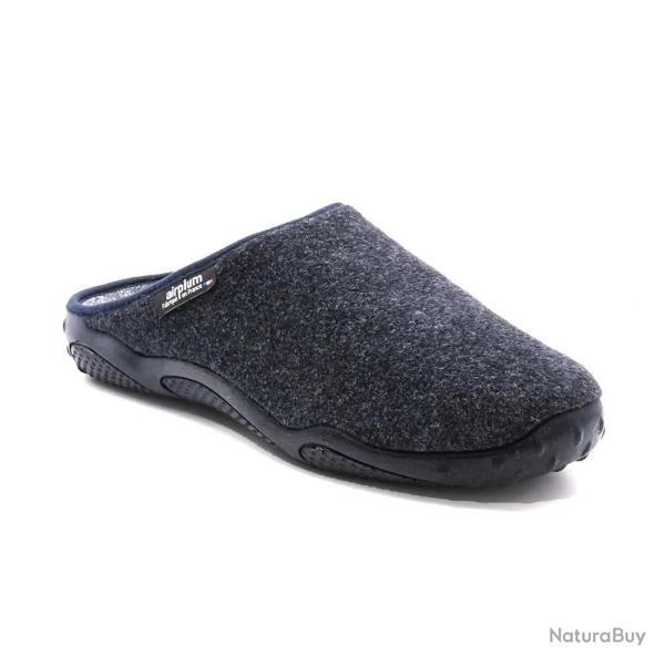Chaussons mules Airplum Decycle marine Made in France