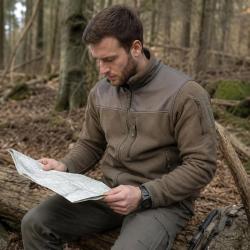 Veste Alpha Microfleece Polaire 420g m&sup2; 5 Poches Tactiques