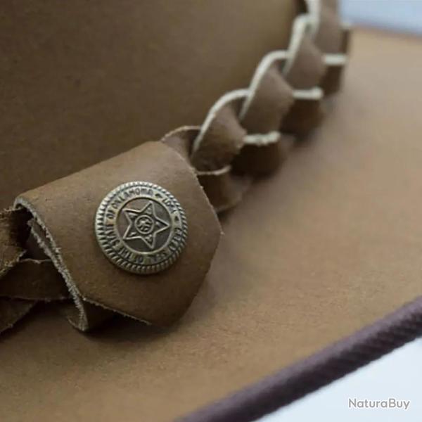 Chapeau Walker and Hawkes Cowhide Traveller cuir