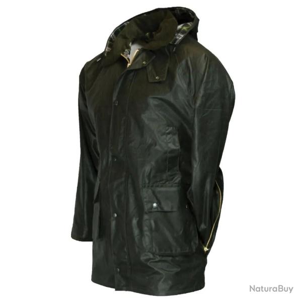 Veste Walker and Hawkes Poacher Vert Coton Cir� style anglais
