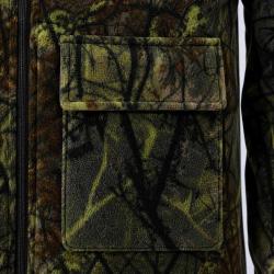 Veste polaire Sportchief bross&eacute; zip capuche 2 poches