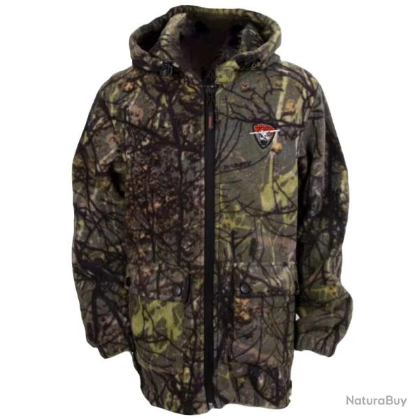 Veste polaire Sportchief bross� zip capuche 2 poches