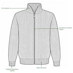 Blouson Cicero 70 Acrylique 30 Laine