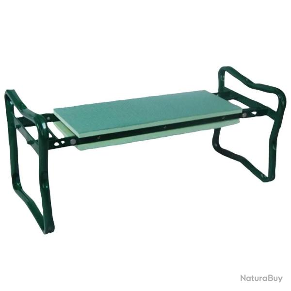 Tabouret agenouilloir pliable mousse 58,5 x 25 x 25,5 cm assis/genoux