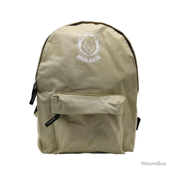 Sac � dos Keiler Hunter polyester bretelles beige logo 3