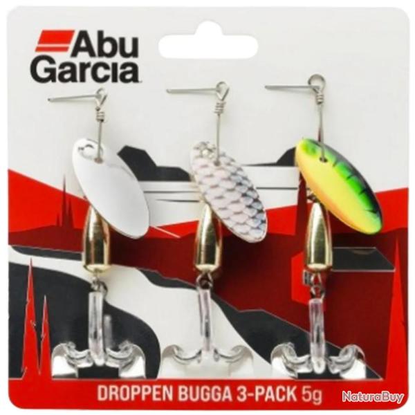 Pack 3 cuill�res tournantes Abu Garcia 0,5-2,5m carnassiers