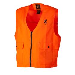 Gilet s&eacute;curit&eacute; Browning orange haute visibilit&eacute; EPI