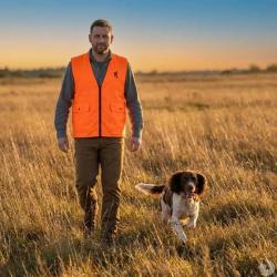 Gilet de s&eacute;curit&eacute; Browning X TREME TRACKER orange haute visibilit&eacute;