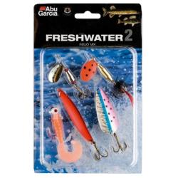 Pack 4 leurres eau douce N&deg;2 Abu Garcia - Lac Rivi&egrave;re &Eacute;tang