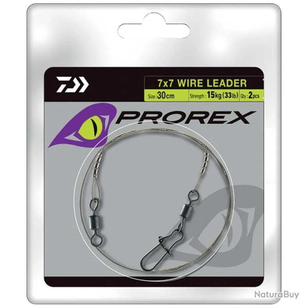 Bas de ligne acier carnassier - R�sistant p�che dents 30cm