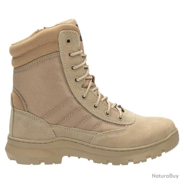 Chaussures travail Dune beige mi hautes antid�rapantes textile