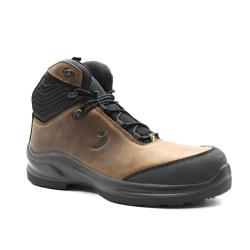 Chaussures sécurité Modulo Lea montantes S3S cuir marron