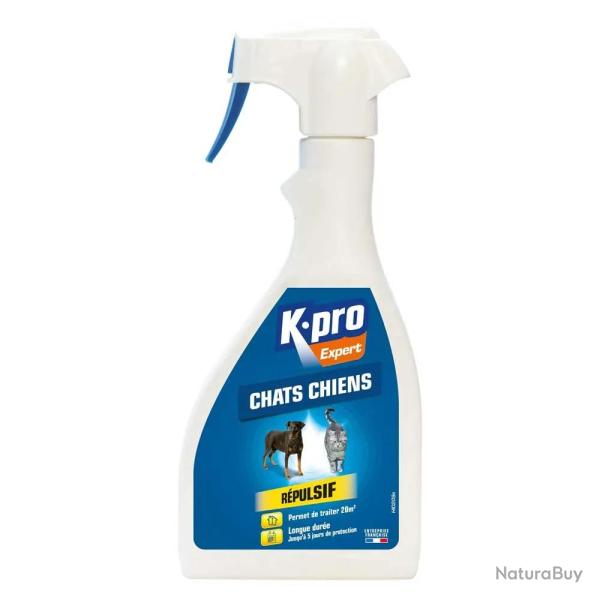 R�pulsif chiens et chats g�raniol 500ml anti-d�gradations