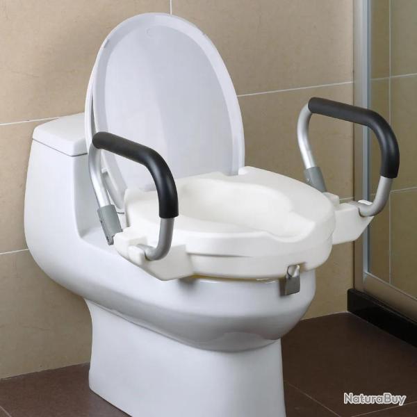 R�hausseur WC 40x43cm poign�es + abattant inclus
