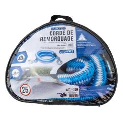 Corde de remorquage 2T extensible 1,5-4m avec crochets zingu&eacute;s