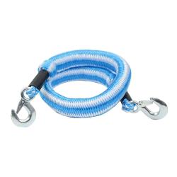 Corde de remorquage 2T extensible 1,5-4m avec crochets zingu&eacute;s