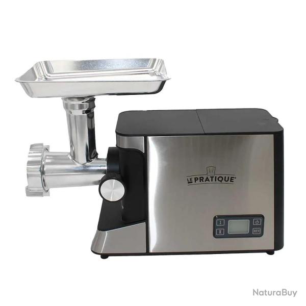 Hachoir �lectrique 900W 45x19x34cm 3 plaques acier entonnoirs