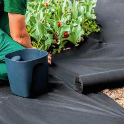 Tissu anti-mauvaises herbes 1,5m x 10m toile de paillage jardin