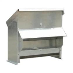 Mangeoire &agrave; tr&eacute;mie galvanis&eacute;e 20Kg 54 x 27 x 51 cm