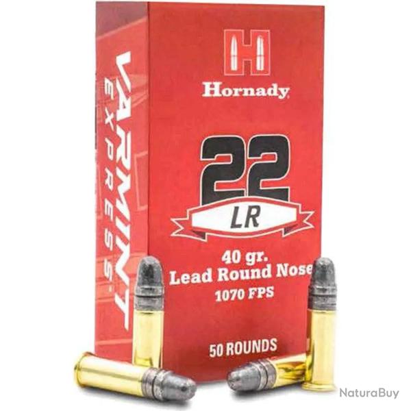 Bote de 50 Balles LRN 22LR 40grs fragmentation rapide Lot de 10