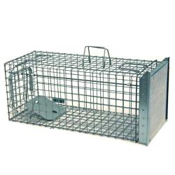 Cage-pi&egrave;ge Strong trappe glissi&egrave;re 3 poign&eacute;es 80X34X34 cm
