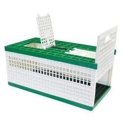 Cage de transport petit gibier plastique 60 X 30 X 26 cm