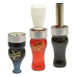 Pack 3 Appeaux Helen Baud Gibier d'Eau Colvert sarcelle m&acirc;le siffleur m&acirc;le