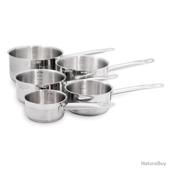 Casserole acier inoxydable / 5 tailles 12 � 20 cm