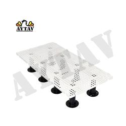 4 caillebotis 50cm x 1m maille 20x20mm