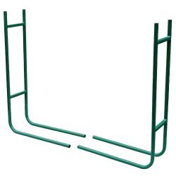 Range b&ucirc;che m&eacute;tallique 120x90x20 cm - Support bois de chauffage