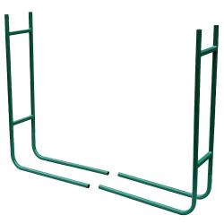 Range b&ucirc;che m&eacute;tallique 120x90x20 cm - Support bois de chauffage