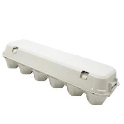 Lot 124 boites &agrave; oeufs de 12 oeufs carton