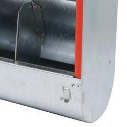 Mangeoire &agrave; tr&eacute;mie 2 compartiments 24,5 x 10,5 x 20