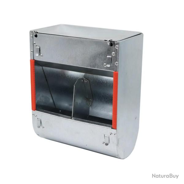 Lot de 10 Mangeoires lapins tr�mie 2 compartiments