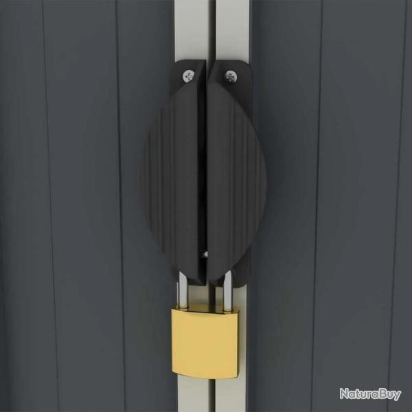 Abri de jardin m�tal 4,73 m� avec structure acier et double porte